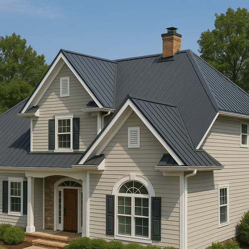 Standing Seam Metal Roof Installation